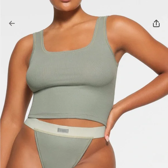 Skims Cotton Rib Tank - Picture 2 of 7